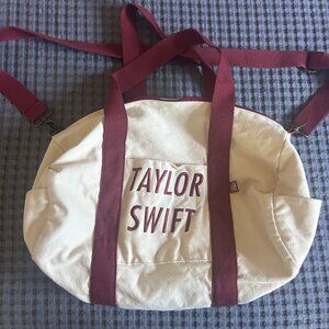 Taylor Swift Duffel Bag Red Taylors Version Embroidered